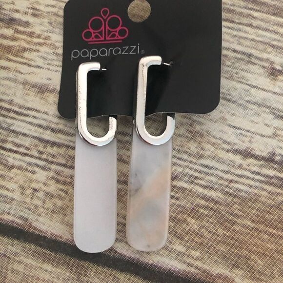 Frosted Earrings  - Picture 2 of 2